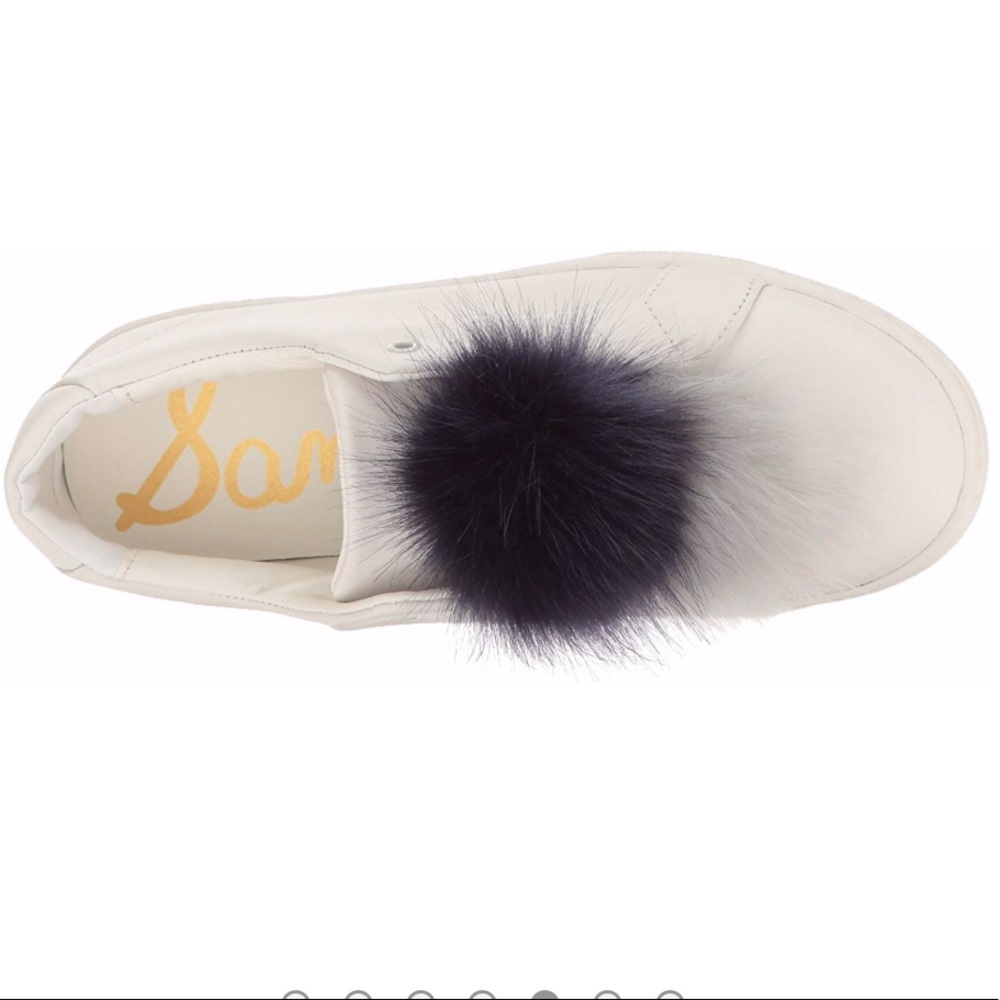 Sam Edelman Leya Faux Fur Laceless Sneaker - Picture 3 of 8